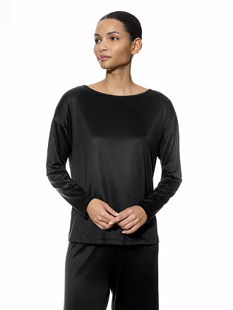 MEY | Langarmshirt NIGHT GLOW black | schwarz