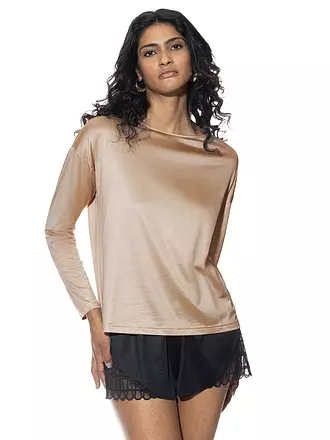 MEY | Langarmshirt NIGHT GLOW sandcastle | beige