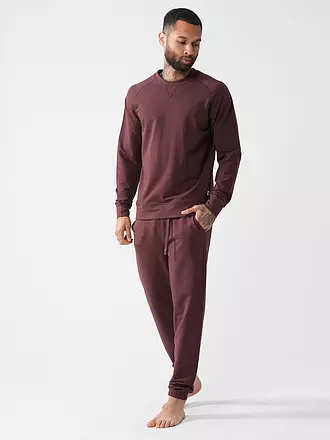 MEY | Loungewear Sweatshirt FELPA STRETCH mokka beans | beige