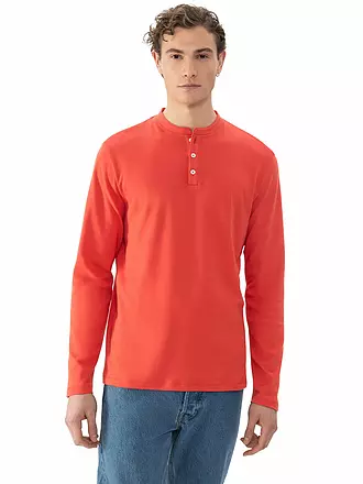 MEY | Pyjama Langarmshirt red barn | rot