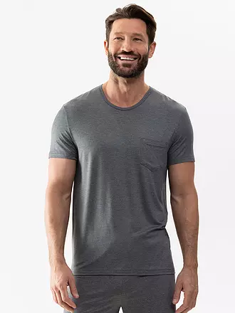 MEY | Pyjama T-Shirt JEFFERSON fossil grey | grau