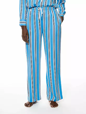 MEY | Pyjamahose CALMING STRIPES | hellblau