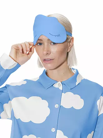 MEY | Schlafmaske CLOUDS blue silk | 