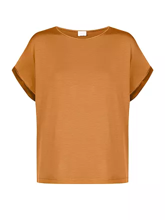 MEY | T-Shirt PURE CHIC caramel apple | grau