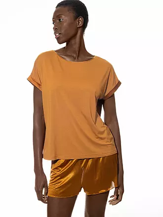 MEY | T-Shirt PURE CHIC caramel apple | camel