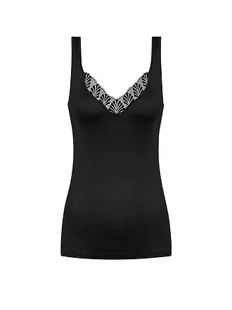 MEY | Top EMOTION ELEGANCE weiß | schwarz