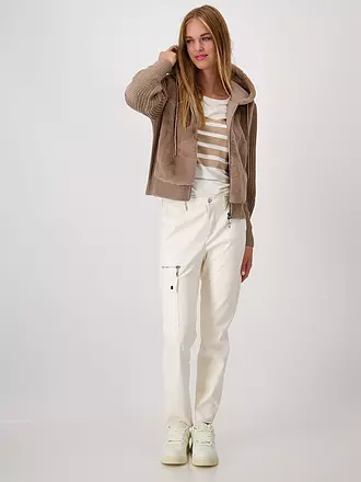 MONARI | Jacke in Felloptik | beige