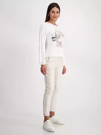 MONARI | Langarmshirt | creme