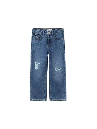 NAME IT | Mädchen Highwaist Jeans Wide Leg NKFROSE | dunkelblau