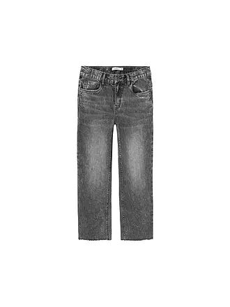 NAME IT | Mädchen Jeans Straight Fit NKFROSE | grau