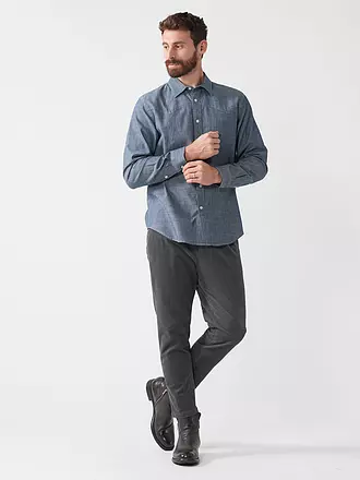 NUDIE JEANS | Hemd Regular Fit GEORGE CHAMBRAY | blau