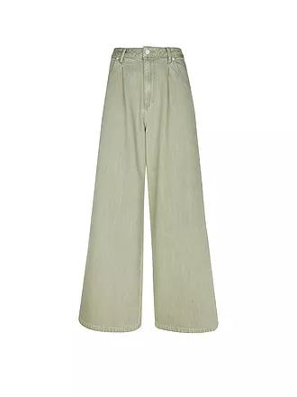 OFFICINE GENERALE | Jeans Wide Leg MOENA | olive