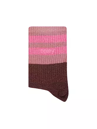 OOLEY | Socken ELECTRA sunset | dunkelrot