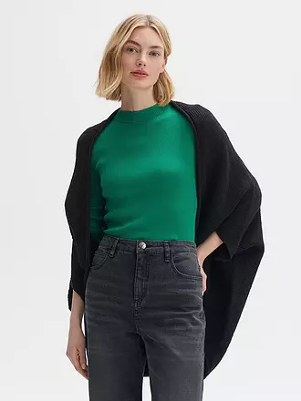 OPUS | Cape - Poncho AMARYLLIS CHECK | schwarz