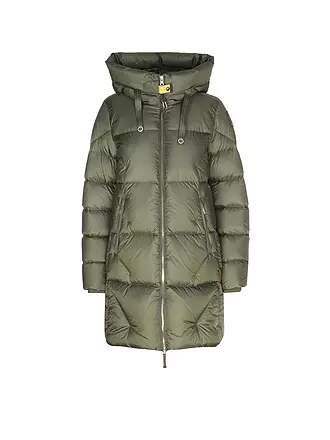 PARAJUMPERS | Daunensteppmantel JANET | olive