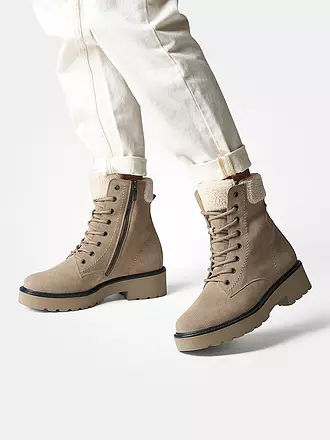 PAUL GREEN | Schnürboots | beige