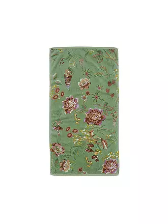 PIP STUDIO | Handtuch 55x100cm SECRET GARDEN Green | hellbraun