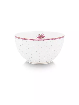 PIP STUDIO | Schale 15cm  JOLIE DOTS Gold/Pink | weiss