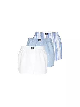 POLO RALPH LAUREN | Boxershorts 3-er Pkg print navy | weiss