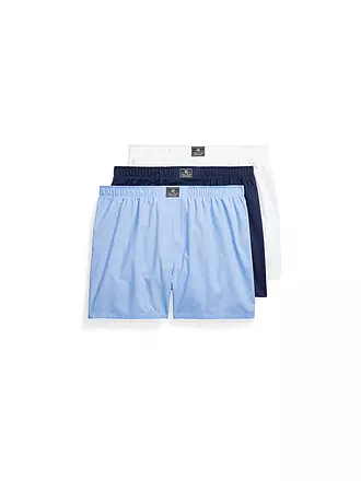 POLO RALPH LAUREN | Boxershorts 3er Pkg weiss hellblau marine | hellblau