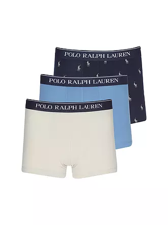 POLO RALPH LAUREN | Pants 3-er Pkg blau gemustert | creme