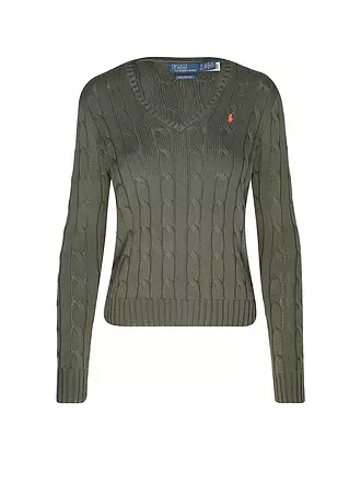 POLO RALPH LAUREN | Pullover Slim Fit KIMBERLY | olive