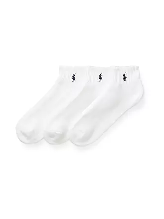 POLO RALPH LAUREN | Sneaker Socken 3er Pkg white | schwarz