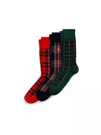 POLO RALPH LAUREN | Socken 3er Pkg. assorted | rot