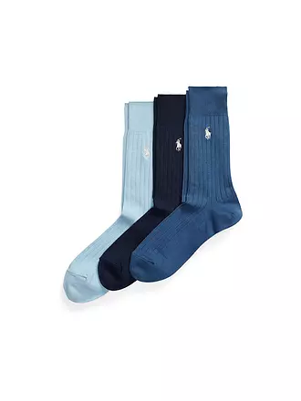 POLO RALPH LAUREN | Socken 3er Pkg. blue assorted | blau