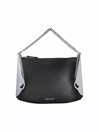 PUBLISHED BY | Ledertasche - Umhängetasche ALL DAY BAG | schwarz