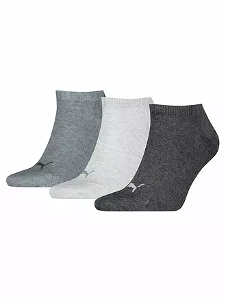 PUMA | Sneaker Socken 3er Pkg navy | grau