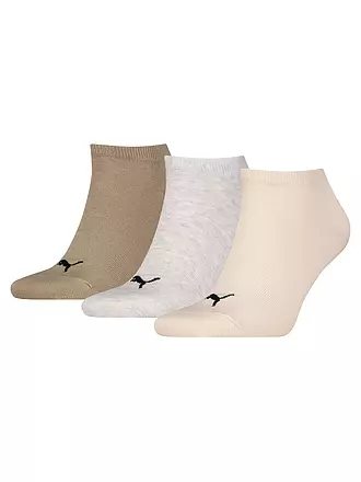 PUMA | Sneakersocken 3-er Pkg. aqua combo | beige