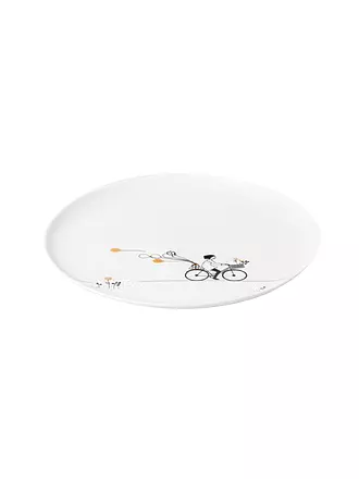 RAEDER | Geschenkteller HOBBY RADFAHREN 15cm Weiss | weiss