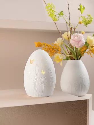 RAEDER | Led Ei Lampe Blumen und Schmetterling | weiss