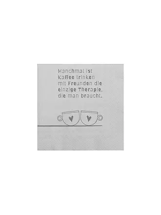 RAEDER | Lunch Servietten 33x33cm MANCHMAL IST KAFFEE TRINKEN... | 