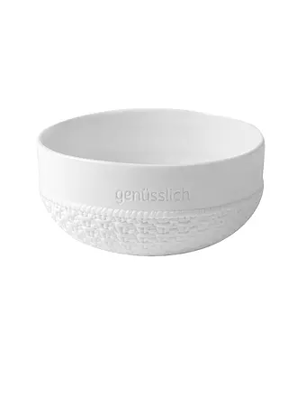 RAEDER | Schale 14x6,5cm GENUESSLICH Strick | 