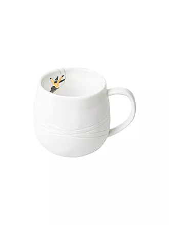 RAEDER | Tasse 7,5cm SCHNEETAG Goldkufen | weiss