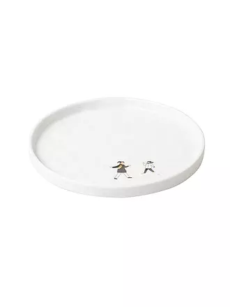 RAEDER | Teller 15cm SCHNEETAG Goldkufen | weiss