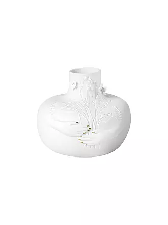 RAEDER | Vase BLUMENSTRAUSS 23x19,5cm Weiss | weiss