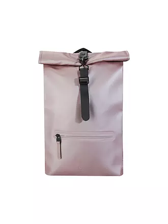 RAINS | Rucksack ROLLTOP W3 | silber