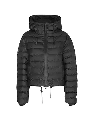 RAINS | Steppjacke LOHJA SHORT PUFFER JACKET | schwarz