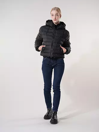 RAINS | Steppjacke LOHJA SHORT PUFFER JACKET | schwarz