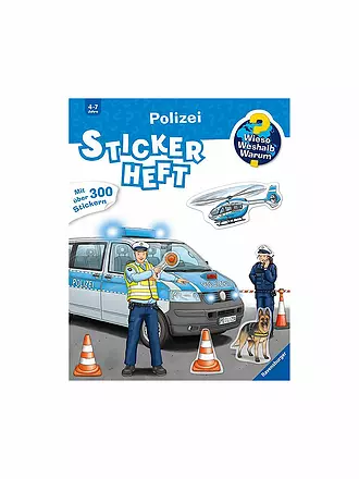 RAVENSBURGER | Wieso Weshalb Warum - Stickerheft Polizei | 