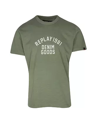 REPLAY | T-Shirt | olive