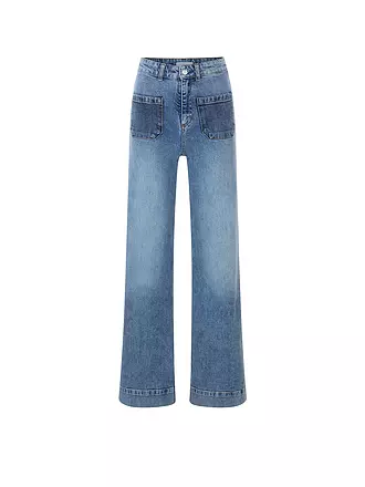 RICH & ROYAL | Jeans Wide Leg | blau