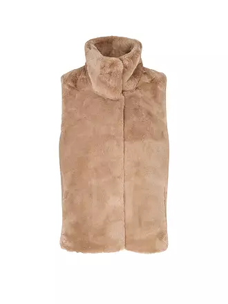 RINO&PELLE | Gilet in Felloptik LISON | creme