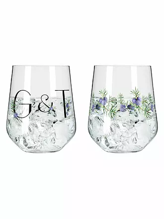 RITZENHOFF | Gin Tumbler 2-er Set BOTANIC LIGHTS  #5 #6 Design Team | bunt