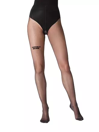 SAINT SASS | Strumpfhose TROUBLEMAKER 40 schwarz | 