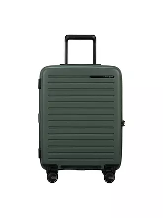 SAMSONITE | Trolley  RESTACKD SPINNER 55cm erweiterbar papaya | dunkelgrün