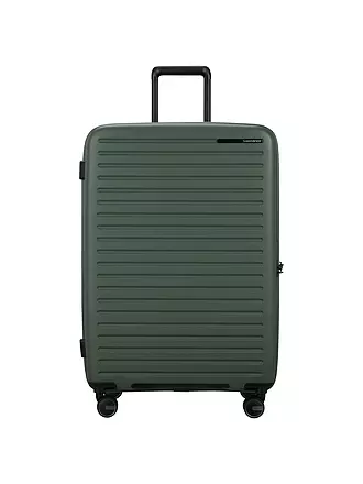 SAMSONITE | Trolley  RESTACKD SPINNER 75cm erweiterbar black | dunkelgrün